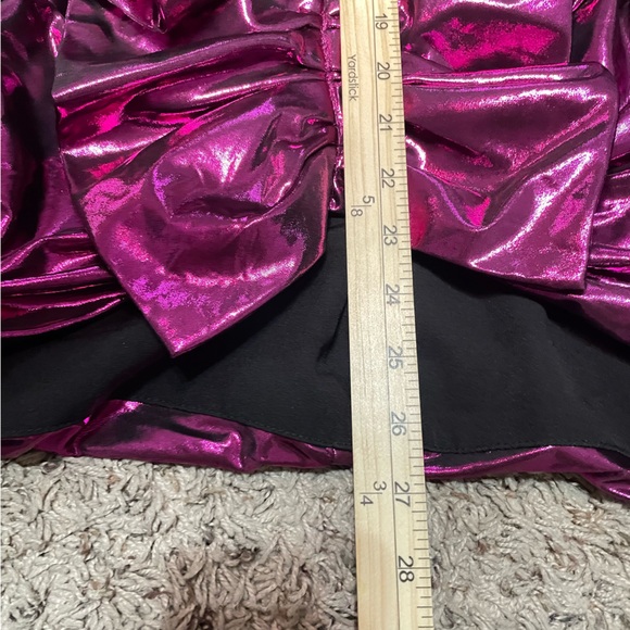 HOUSE OF CB Caterina Pink Strapless Metallic Cut‎ Out Dress Size Small - Picture 11 of 13